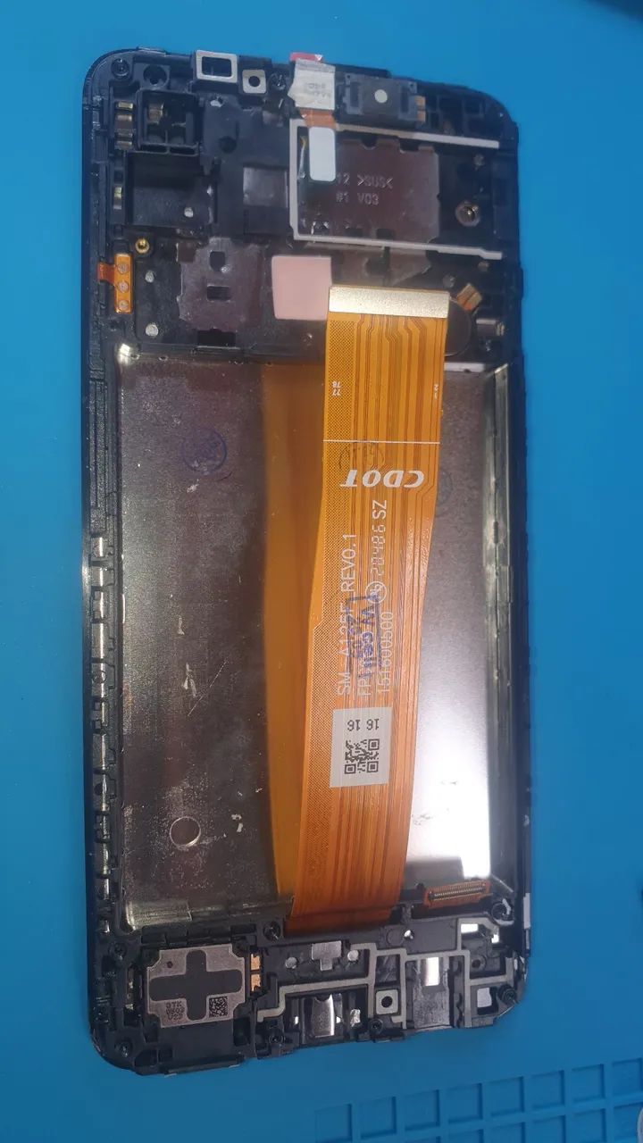 Tela Original do Samsung A12 com Aro