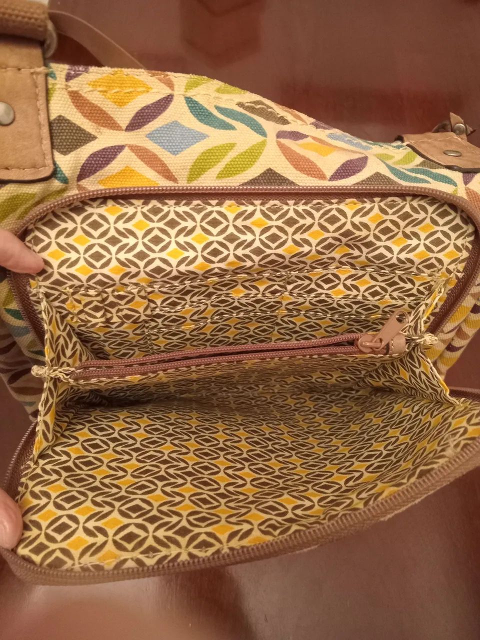 Bolsa Fossil Floral Colorida crossbody shoulder - Foto 4