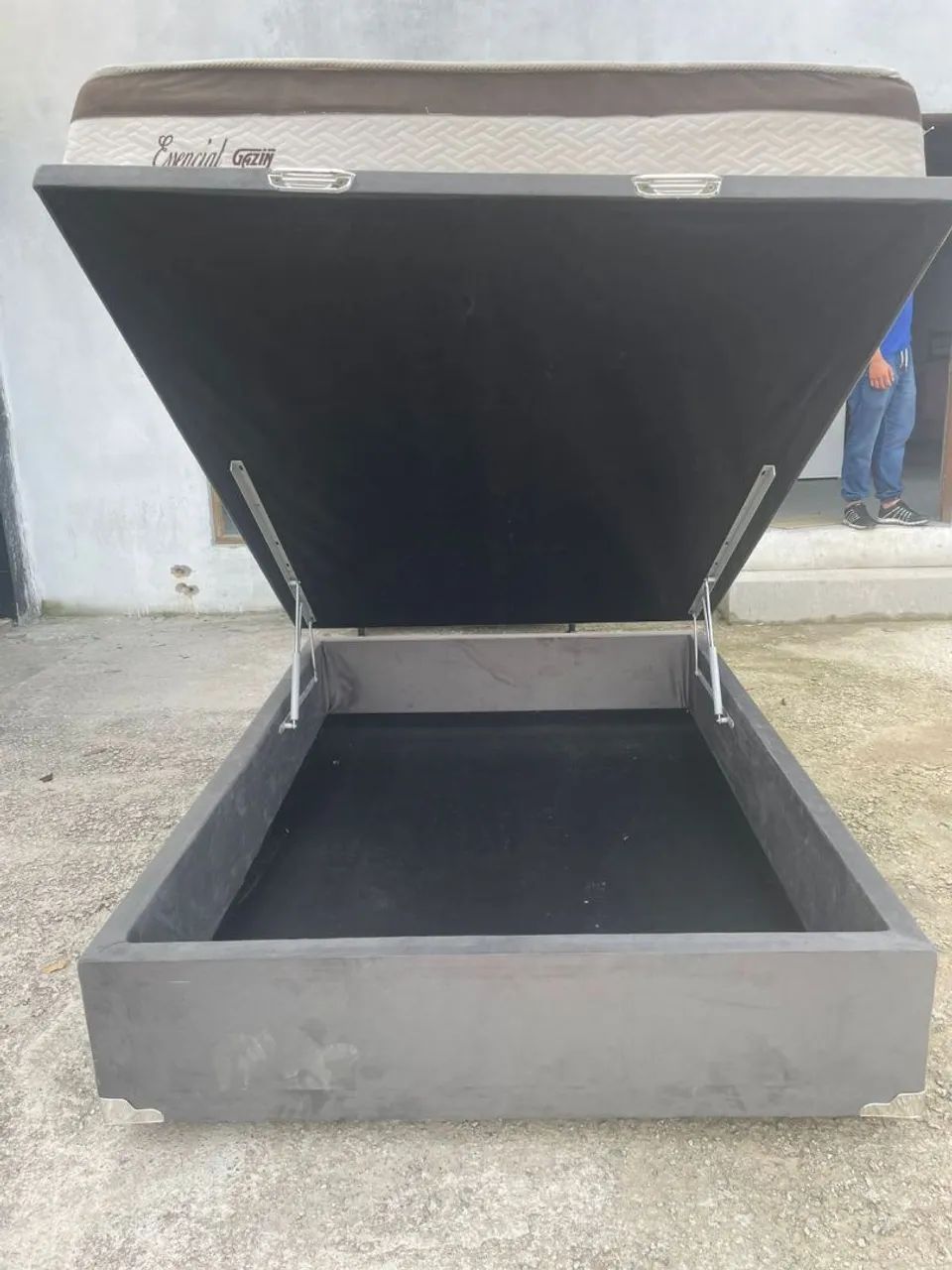 Cama Box de casal com colchão - Foto 3