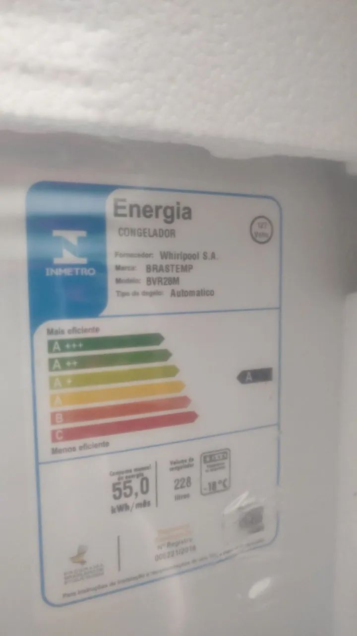 Freezer vertical Brastemp - novo  - Foto 5