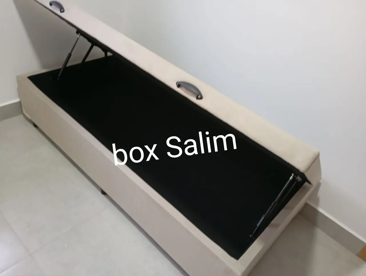Cama box baú solteiro 