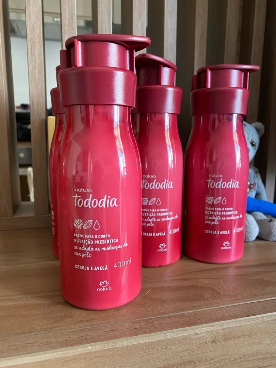 Creme Natura Tododia Cereja e Avelã 400ml - Foto 3