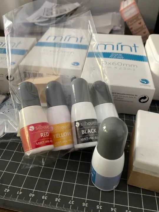 MAQUINA DE FAZER CARIMBO SILHOUETTE MINT  - Foto 6