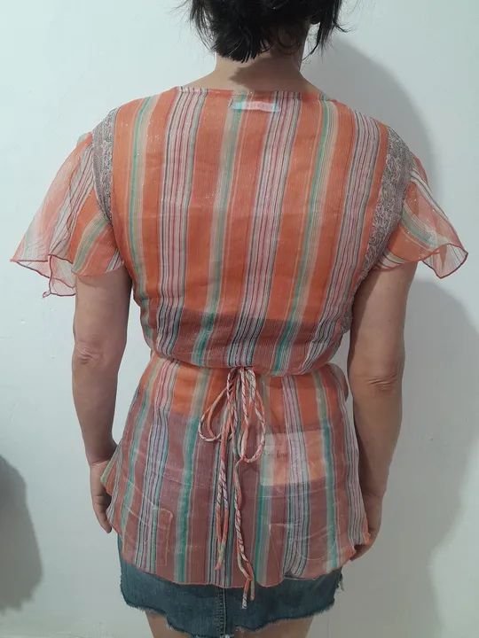 Kit com 2 blusas feminina mais sofisticada - Foto 2