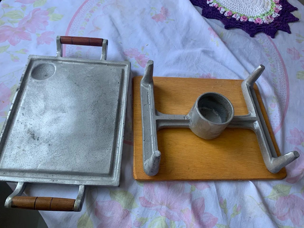 Chapa rechaud com mesa de ferro - Foto 3