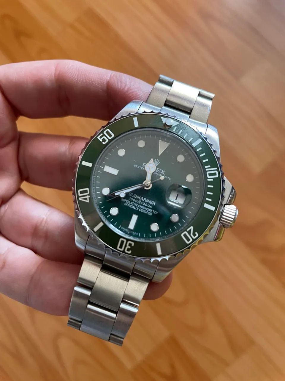 Relógio submariner ETA automático Hulk  - Foto 4