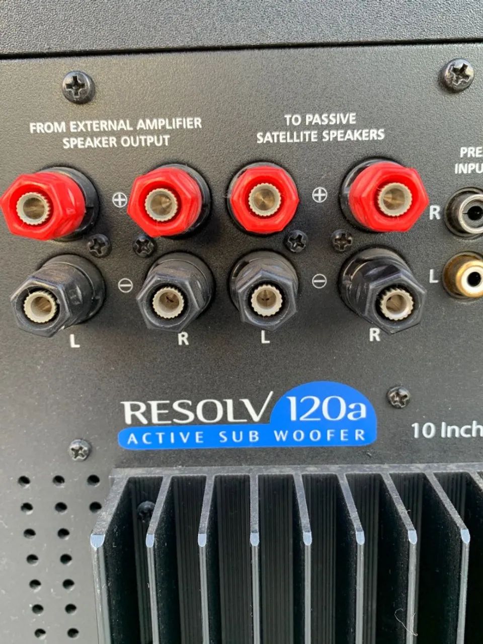 SUB WOOFER Resolv Active 120a SAMSON 120 watts - Foto 3