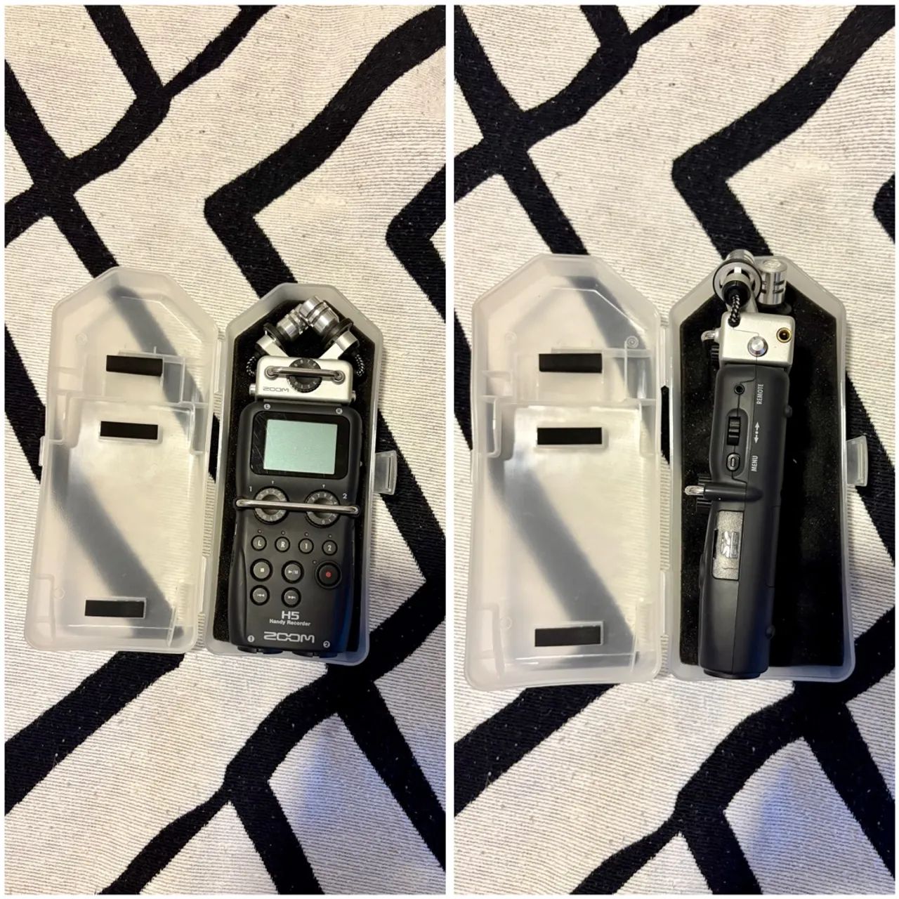 Gravador Zoom H5 com cápsula XY estéreo + case rígida