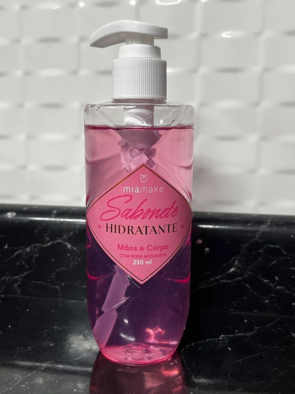 Sabonete Hidratante Miamake Mãos e Corpo 230ml Rosa Mosqueta - Foto 2