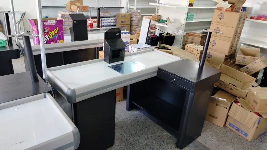 Balcão caixa checkout para mercados - Foto 2