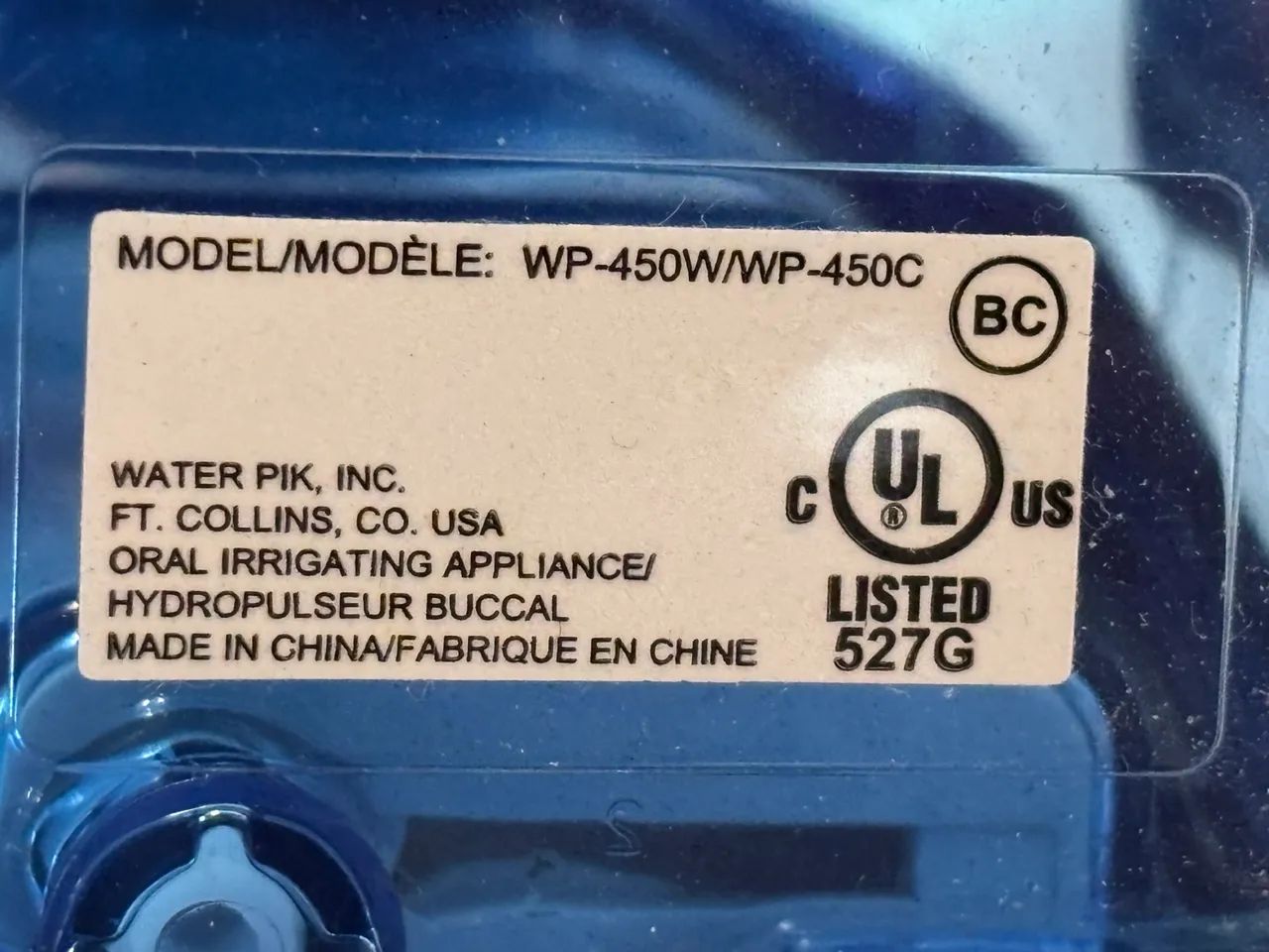 Irrigador Oral Wp450c - Waterpik White 127v - Foto 3