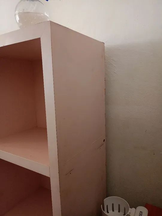 Estante de 4 prateleiras rosa - Foto 3