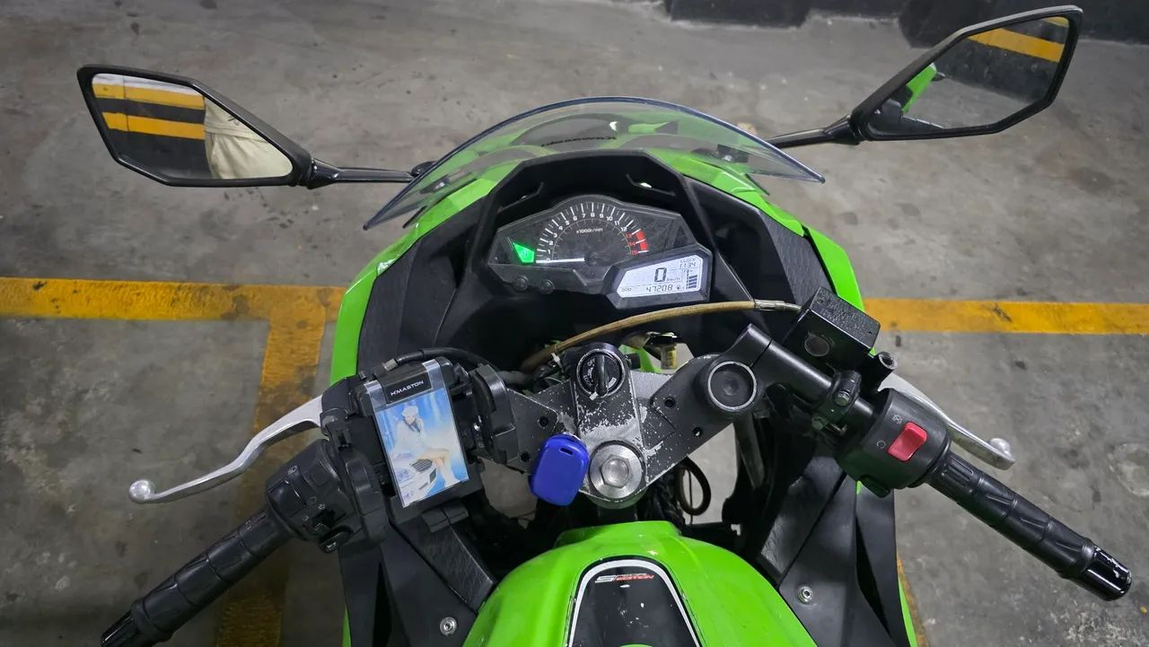 Kawasakii ninja verde 300 cc edição limitada 2014 - Foto 2