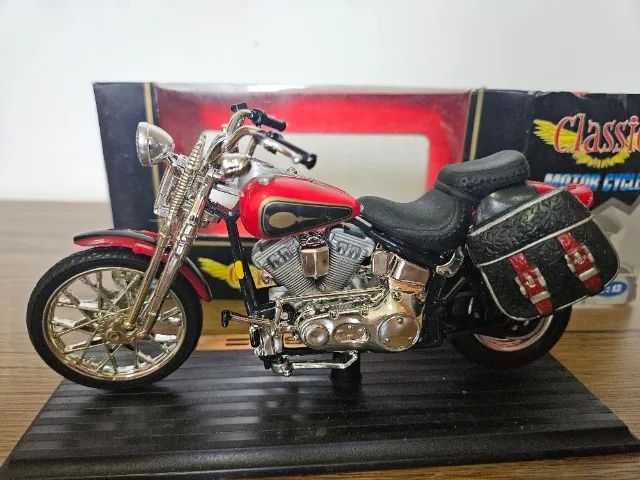 Moto miniatura vermelha 1:13 - Foto 4