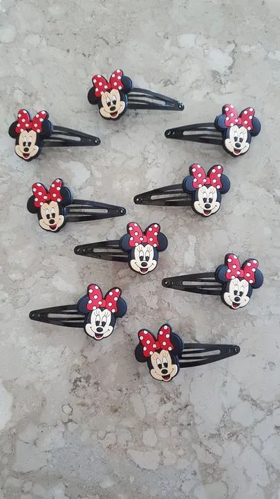 9 Presilhas de cabelo Minnie  - Foto 2