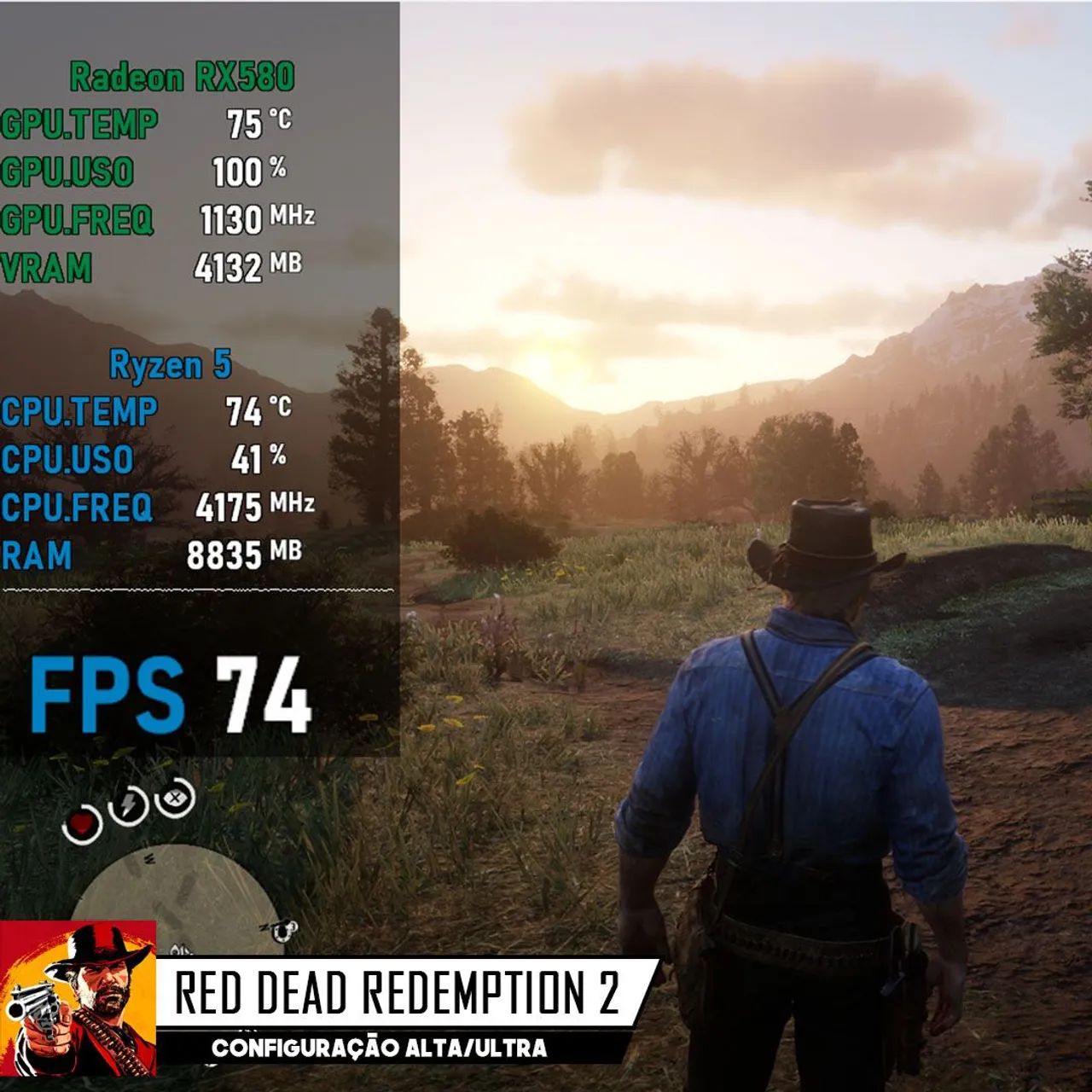PC Gamer Ryzen 5, RX 580 - Completo c/ Garantia - Foto 3