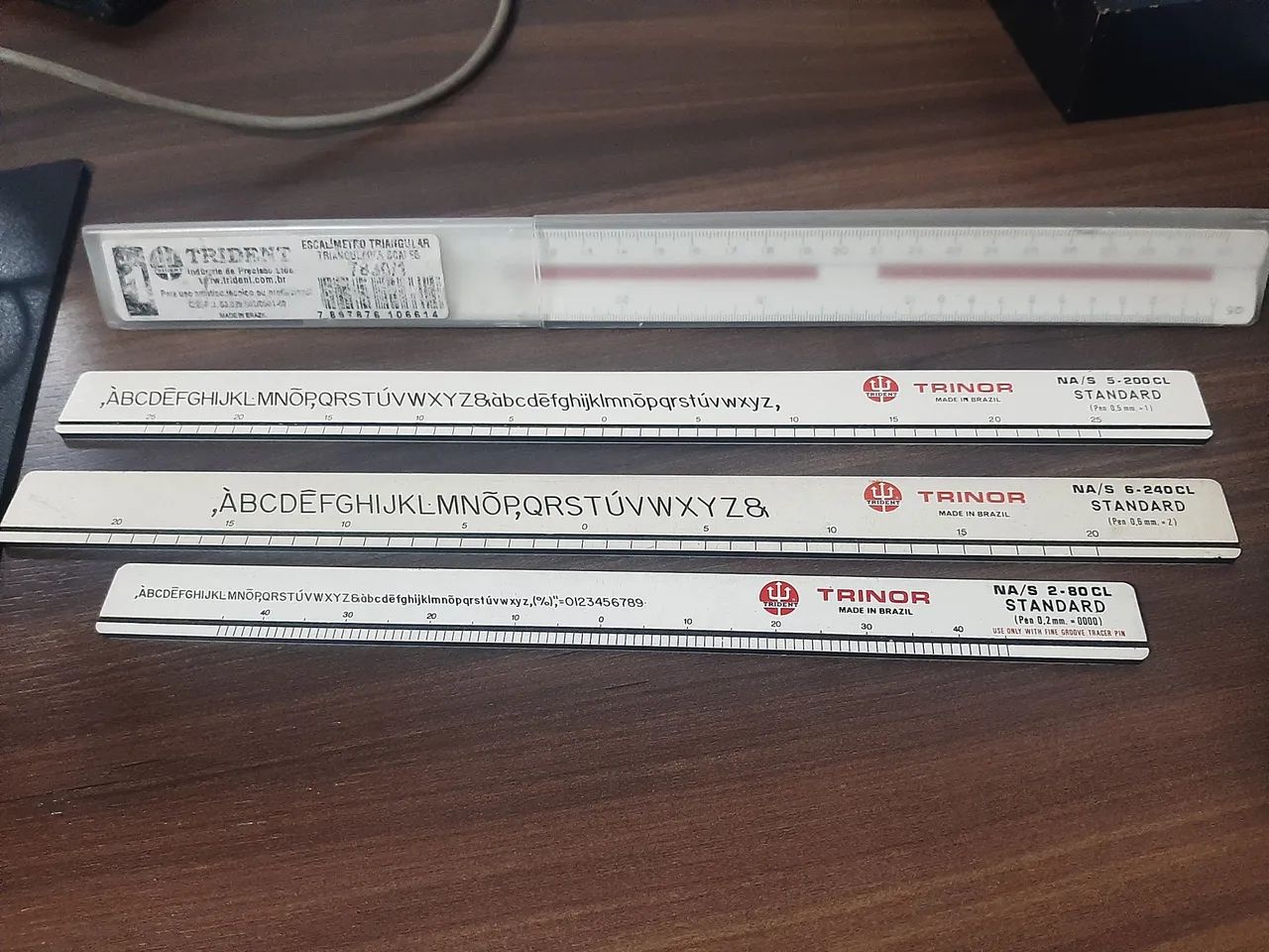 Réguas e Escalas Técnicas Trident e Trinor - Foto 3