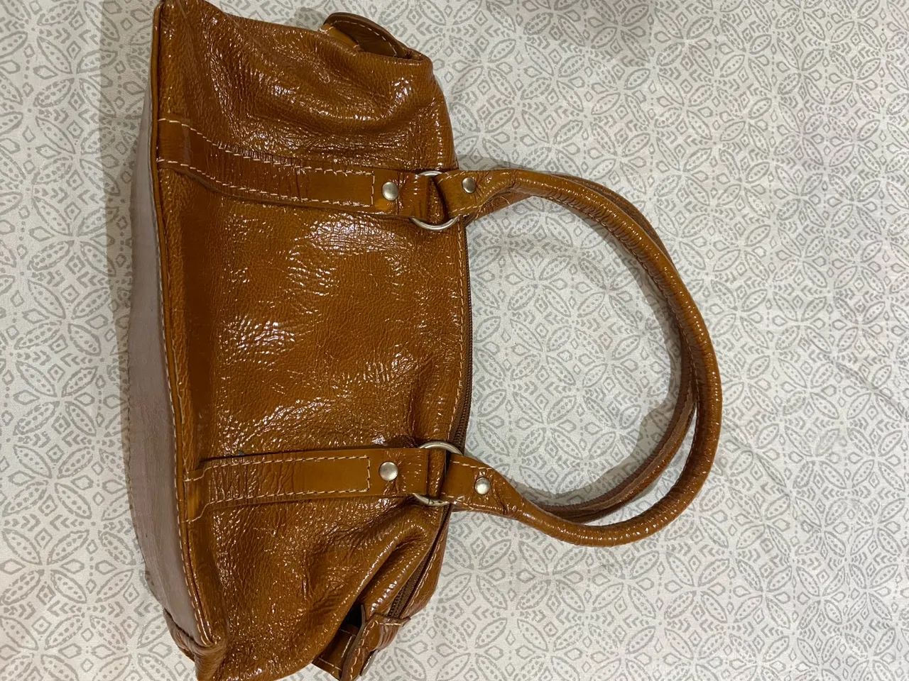 Bolsa de mão caramelo  - Foto 2