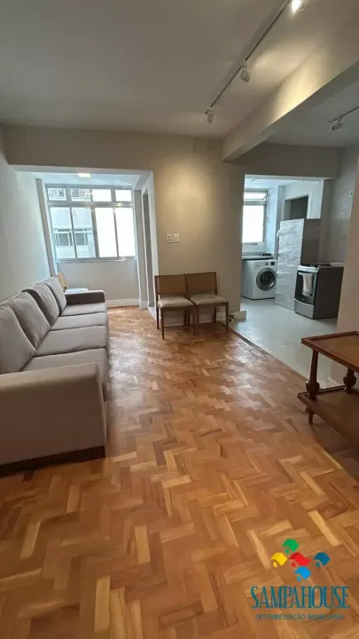 Apartamento amplo 1 dormitório, 2 banheiros, totalmente mobiliado!! - AP583