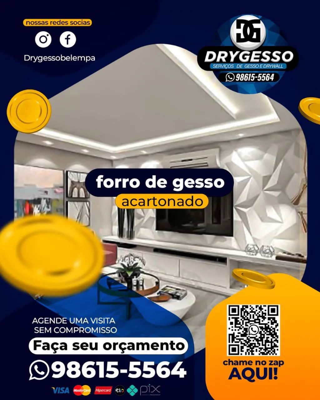 Forro de gesso acartonado e Drywall ( promoção) - Foto 2