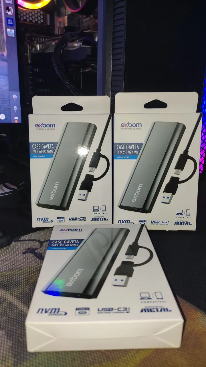CASE PARA SSD M2 NVME XBOM