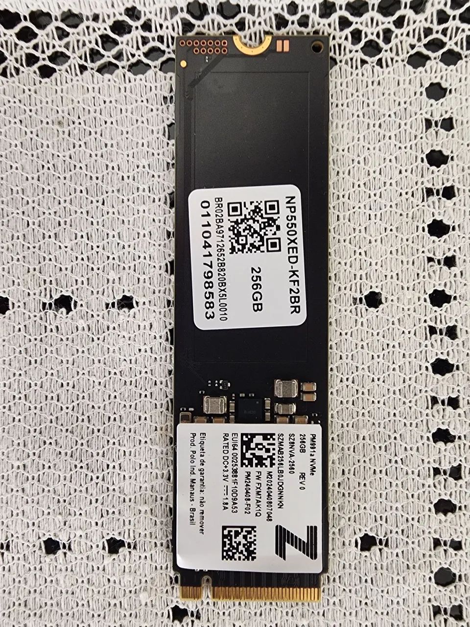 SSD NVMe Samsung 256GB