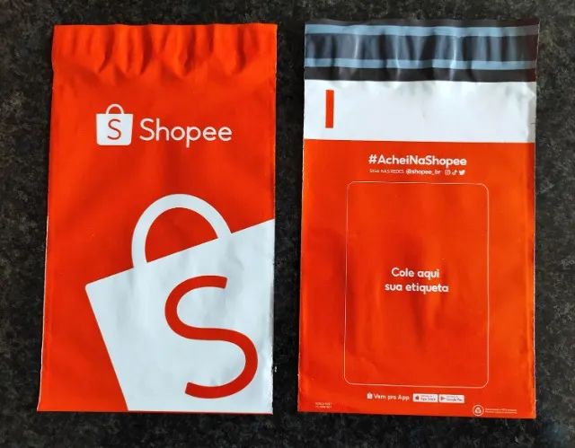 Kit com 10, 25 ou 50 Envelopes Saco de Segurança Embalagem Shopee Inviolável COEX 15x20cm