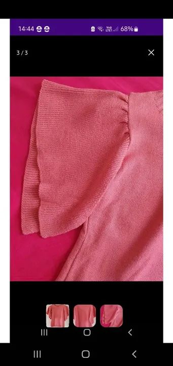 Blusa de fio Rosa  - Foto 3