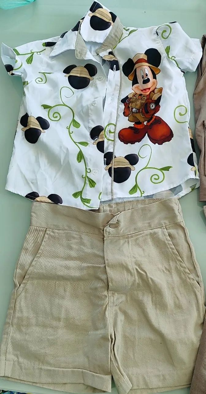 Conjunto Infantil Mickey Safari - Foto 2