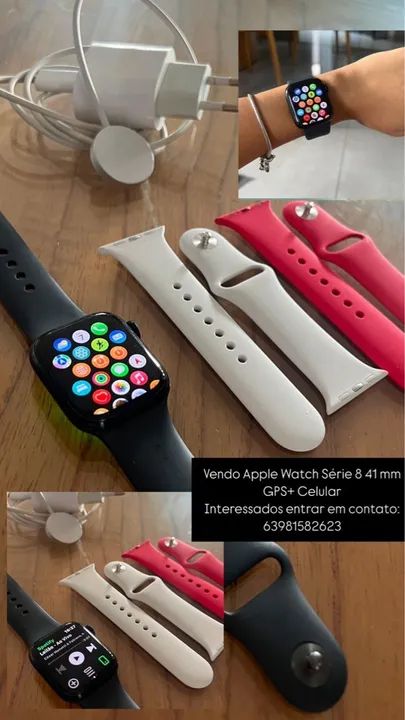 Apple Watch Série 8 41mm GPS+ Celular