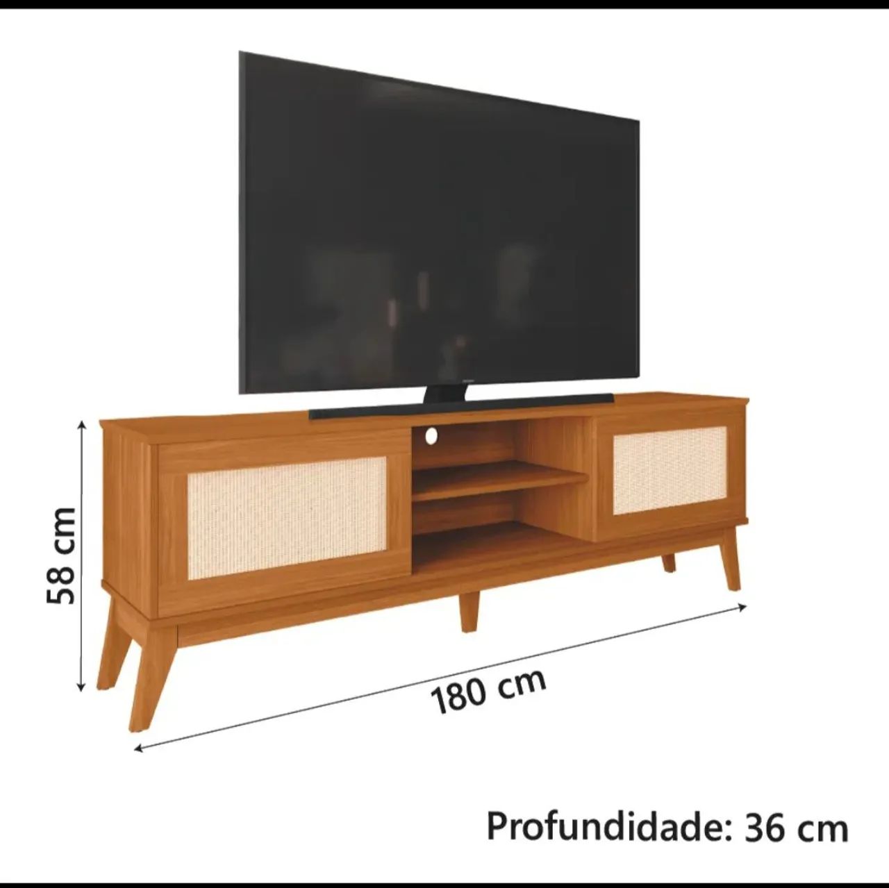 Rack Andros TV até 65 polegadas  - Foto 4