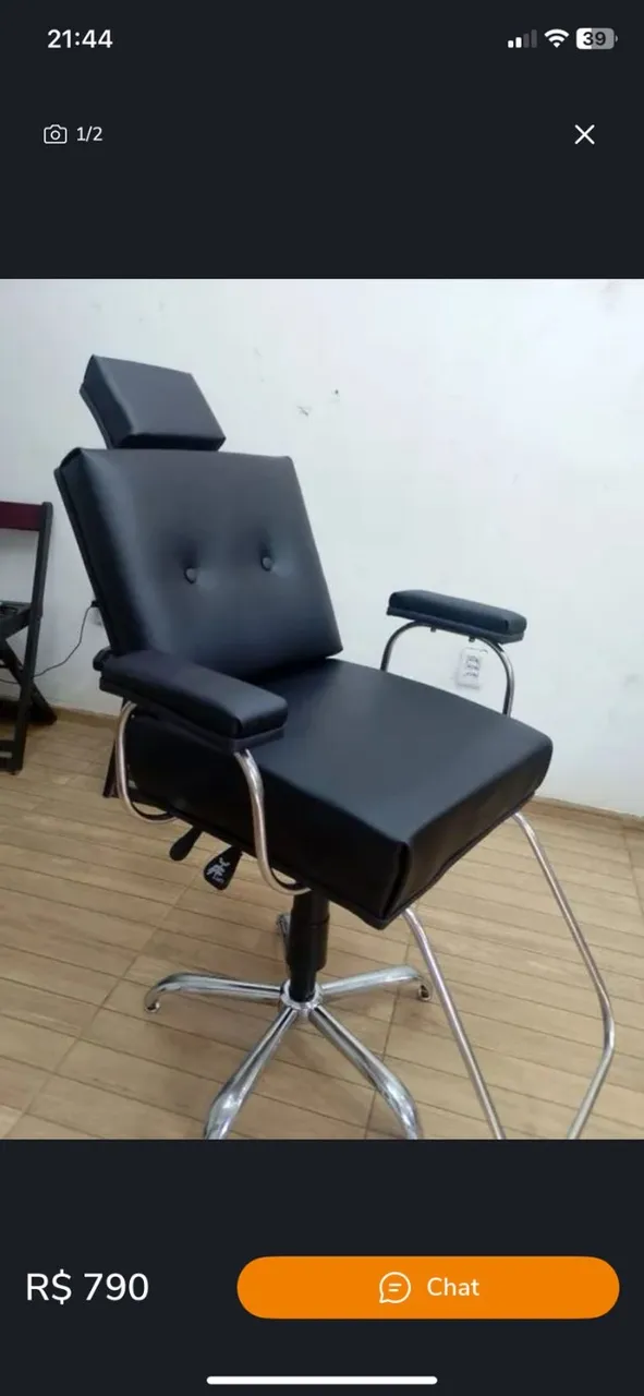 Cadeira salão cabeleireiro