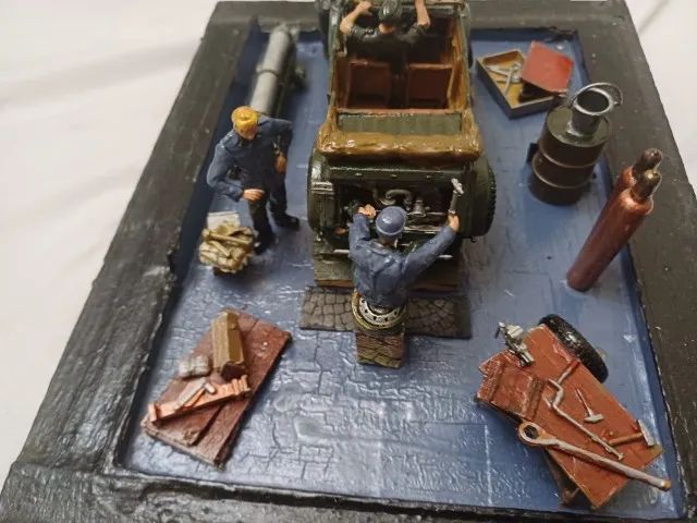 dioramas de garagem alema plastimodelismo - Foto 4