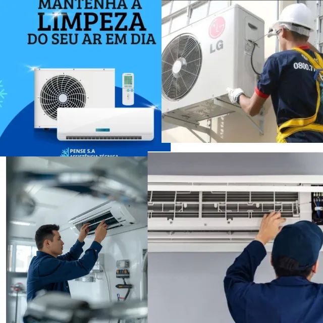 Instalação de ar condicionado, limpeza de ar condicionado, manutenção de ar condicionado 