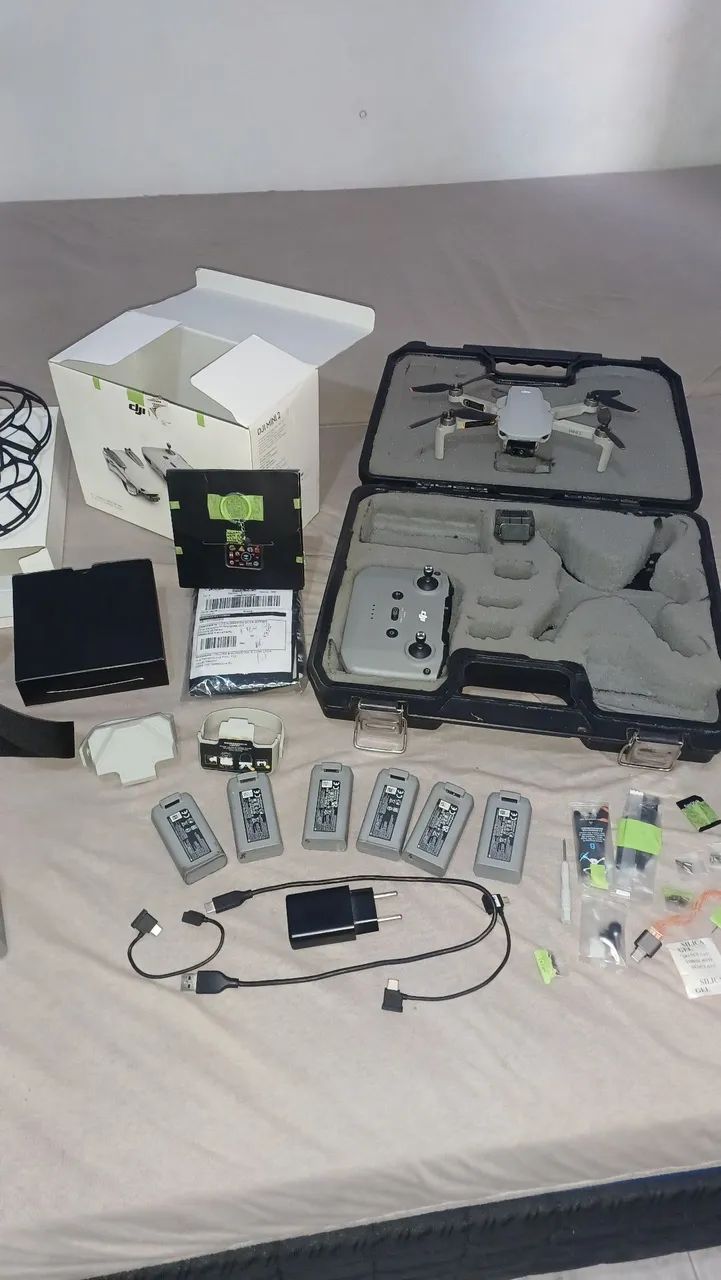 Drone DJI Mini 2 Completo na Caixa