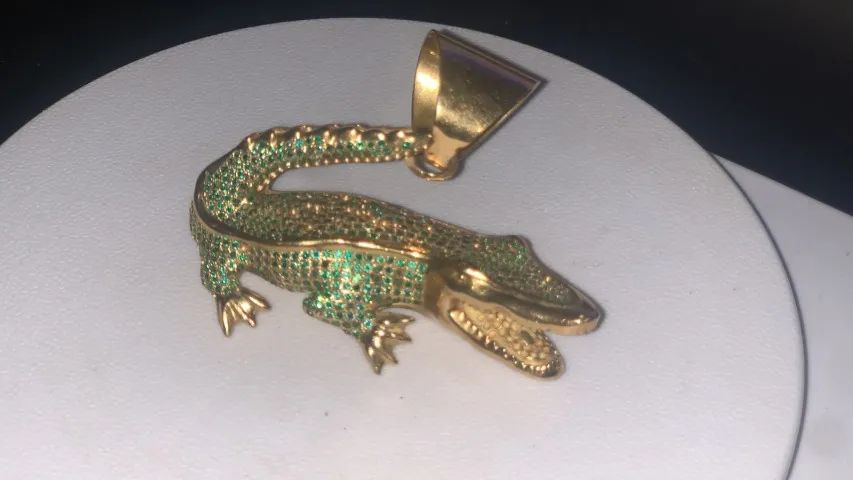 Pingente e corrente de OURO 18k  - Foto 2
