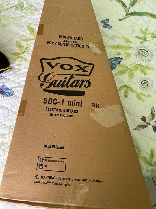 Guitarra elétrica VOX SDC -1 mini, conservadíssima  - Foto 3