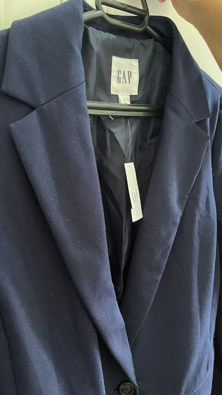 Blazer Azul Marca GAP Tamanho P - Foto 3