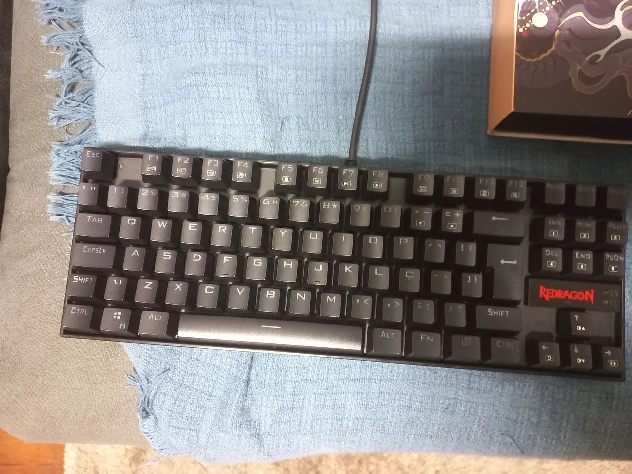 Teclado mecânico Redragon Kumara RGB e Mouse Redragon Cobra - Foto 2