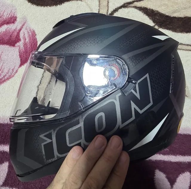 Capacete Peels Icon Fast com viseira escura - Tamanho 62. - Foto 2
