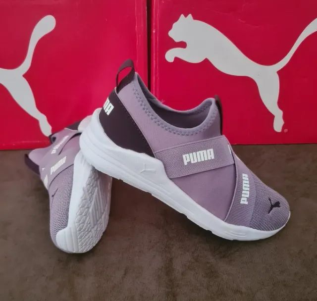 Tênis Puma Wired Run Slip on PS Tam 28, 32 e 33 (original / novo) - Foto 3