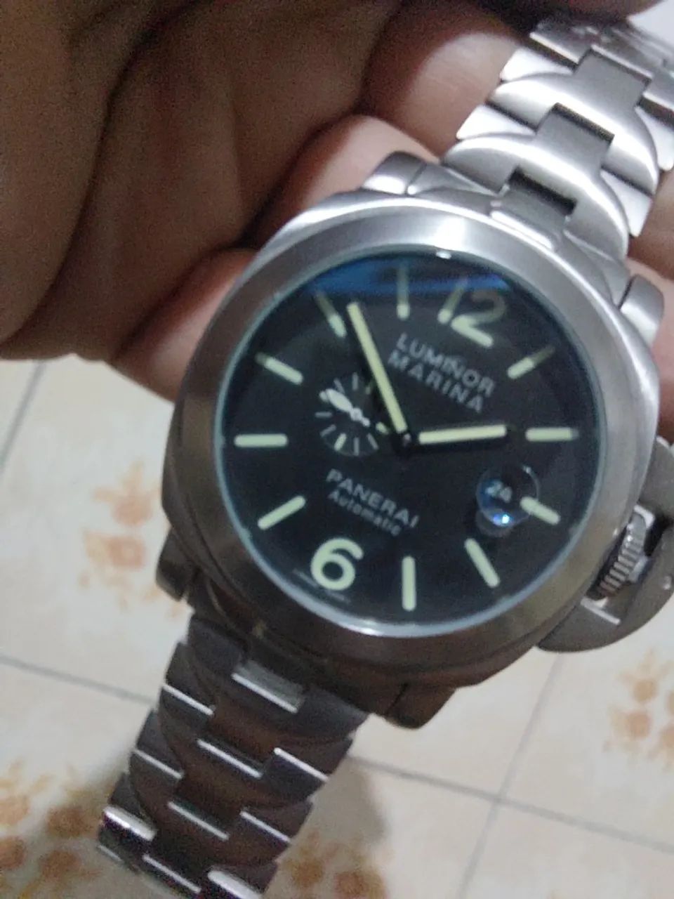 Relogio Paner Luminor Marina Automatico Novo - Foto 2