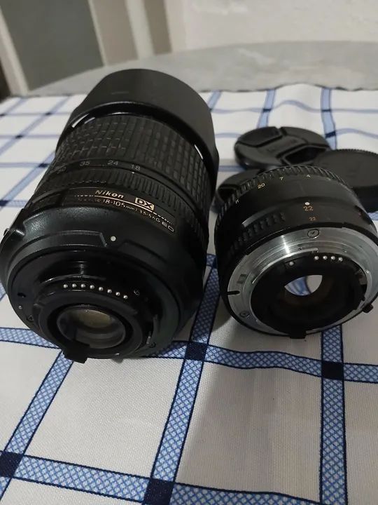 Câmera DSLR Nikon D3100 com Lente 18-55mm - Foto 6