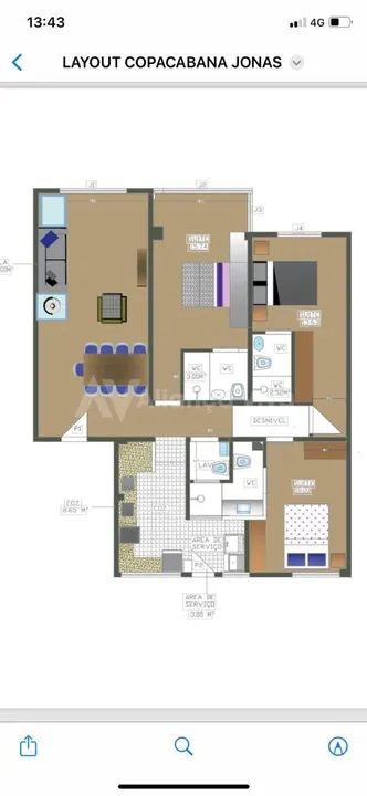 Copacabana | Apartamento 3 quartos, sendo 3 suites - Foto 4