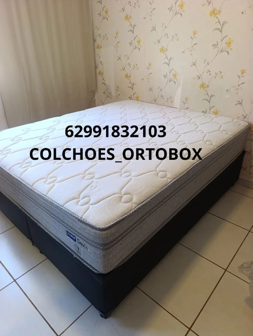 Conjunto Queen size da Probel espuma D28 e molas ensacadas