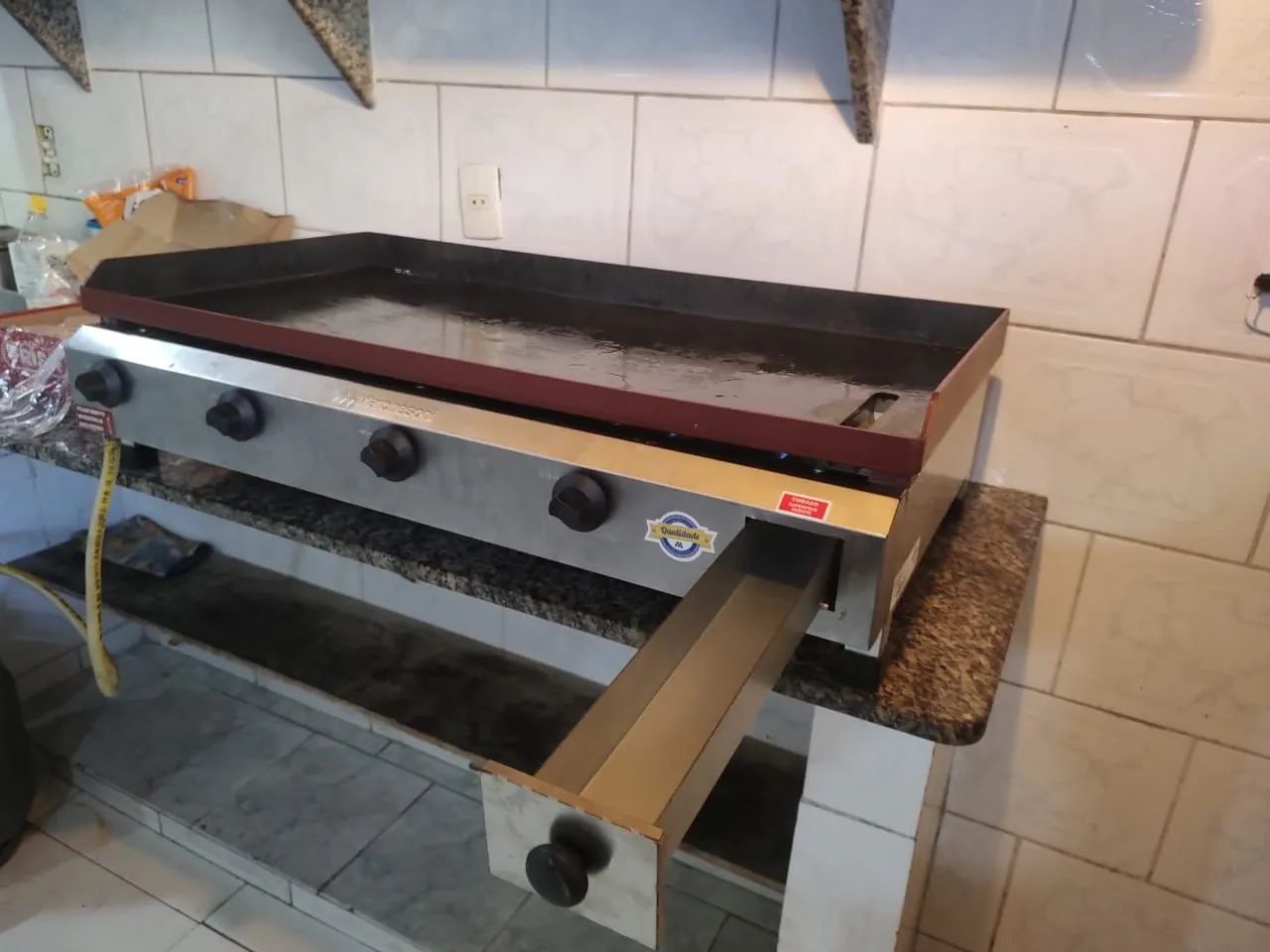 Chapa para lanches 4 bocas - Industrial - Foto 5