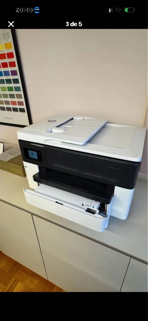  Impressora Multifuncional HP OfficeJet Pro 7740 - A3 - Excelente estado
