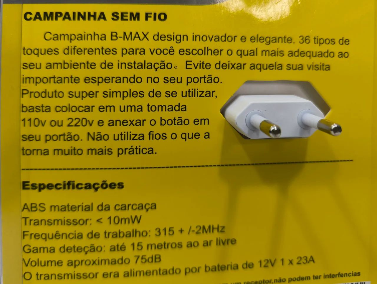 Campainha sem fio  - Foto 2