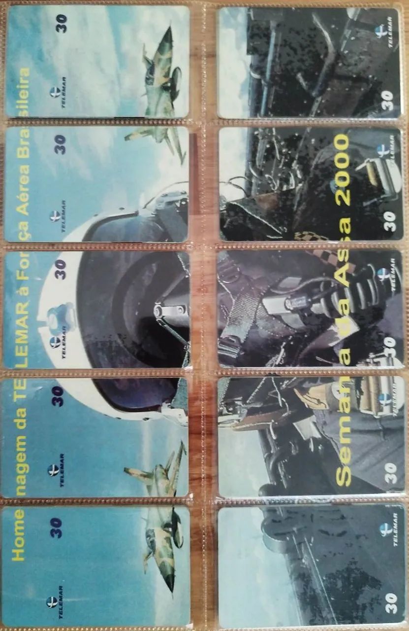 Cartões telefônicos Telemar - Semana da Asa 2000