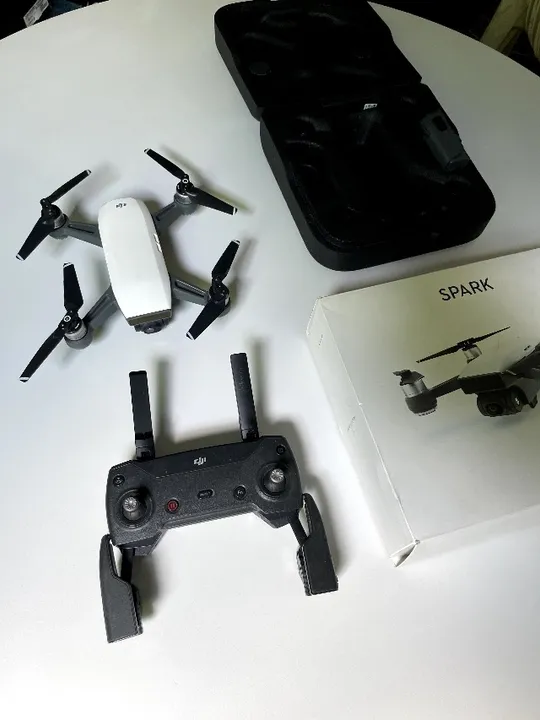 Drone DJI Spark Perfeito com Controle e Baterias
